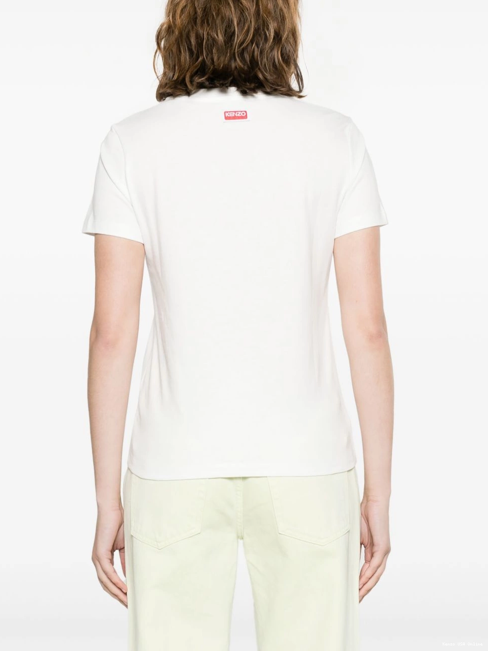 Affordable cotton T-shirt Kenzo Tiger organic Women Varsity 0414